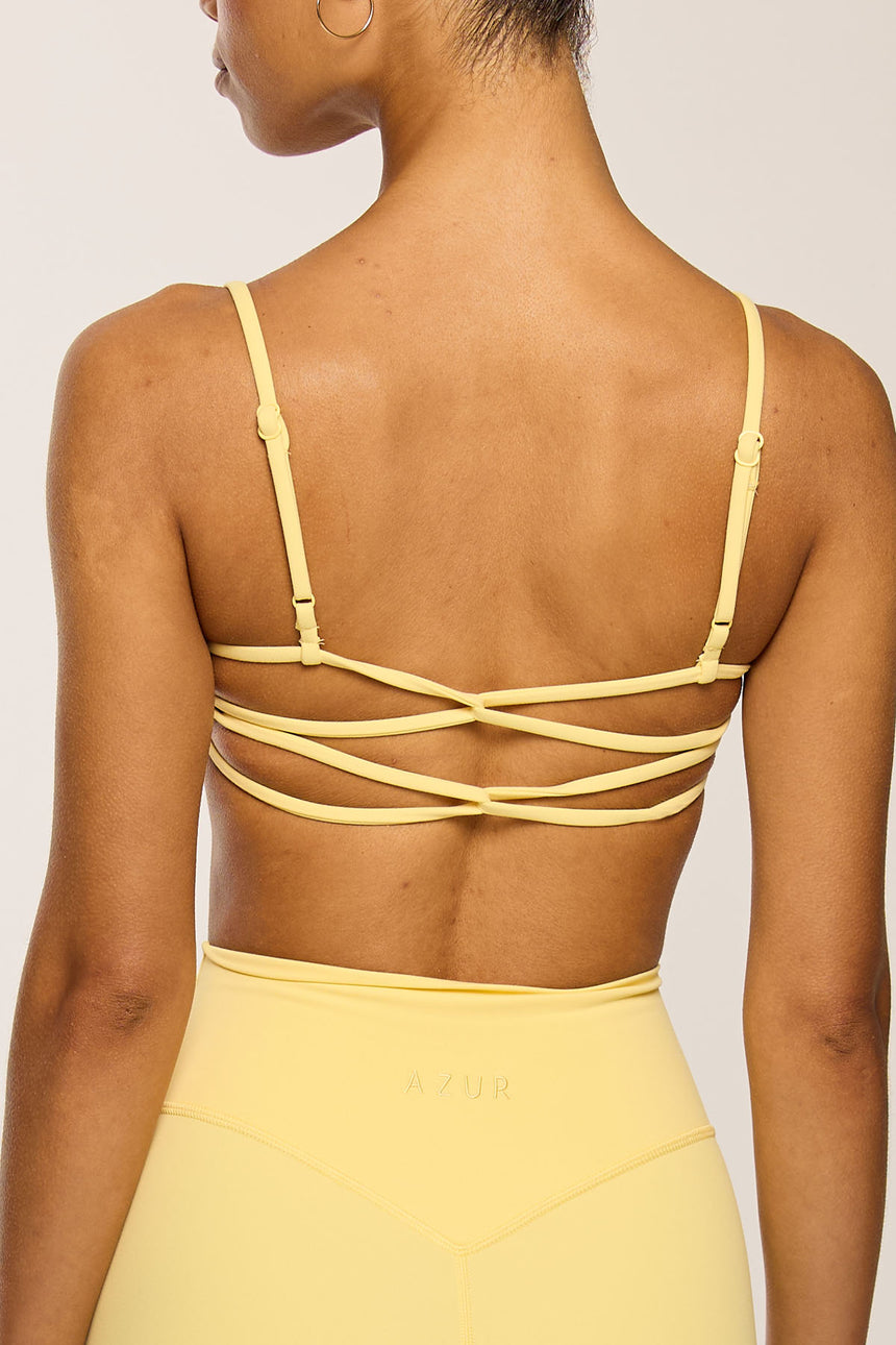 CLASSIC FIT BAREBACK BRA - BUTTER YELLOW